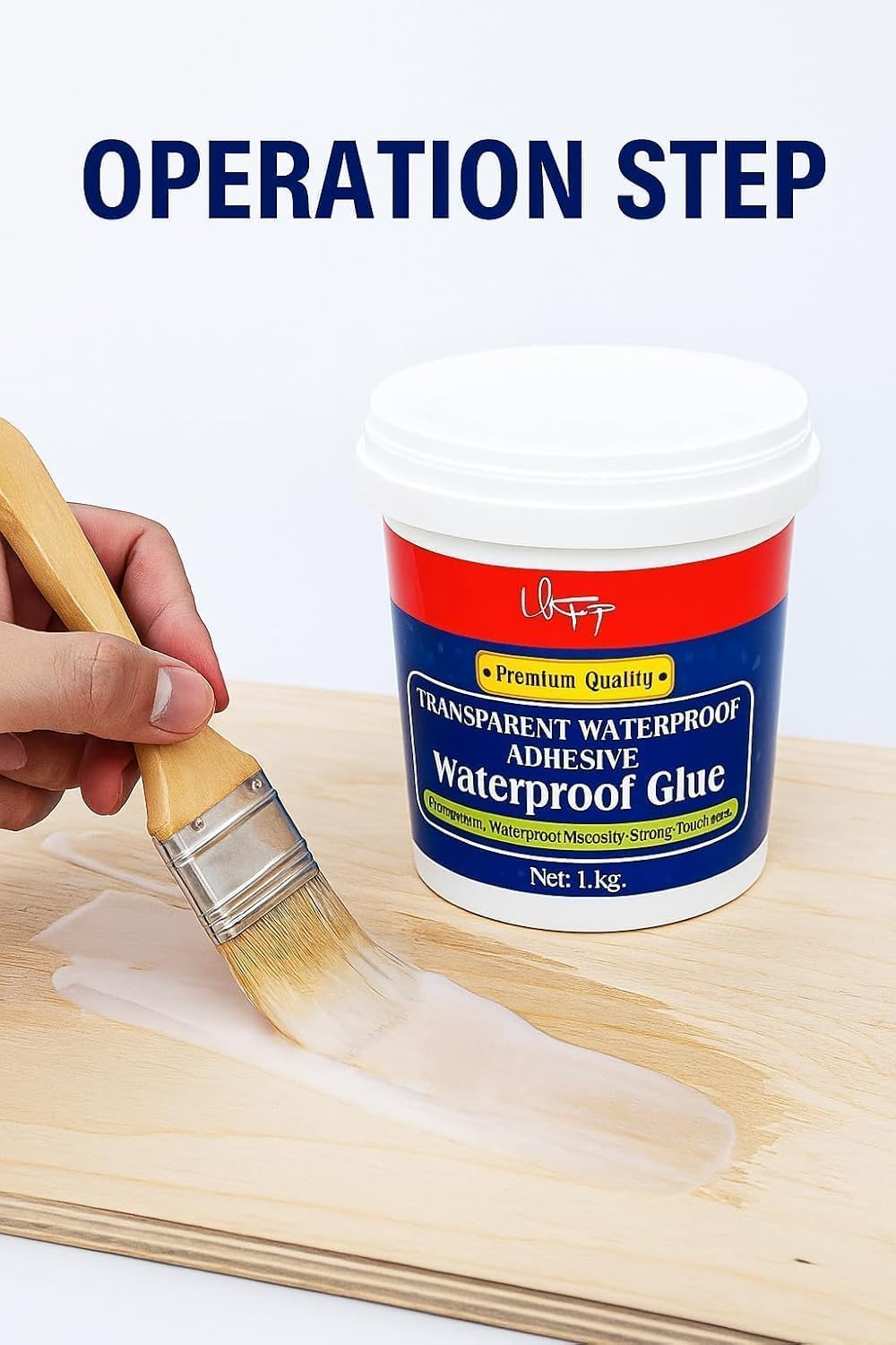Transparent Waterproof Glue with Brush