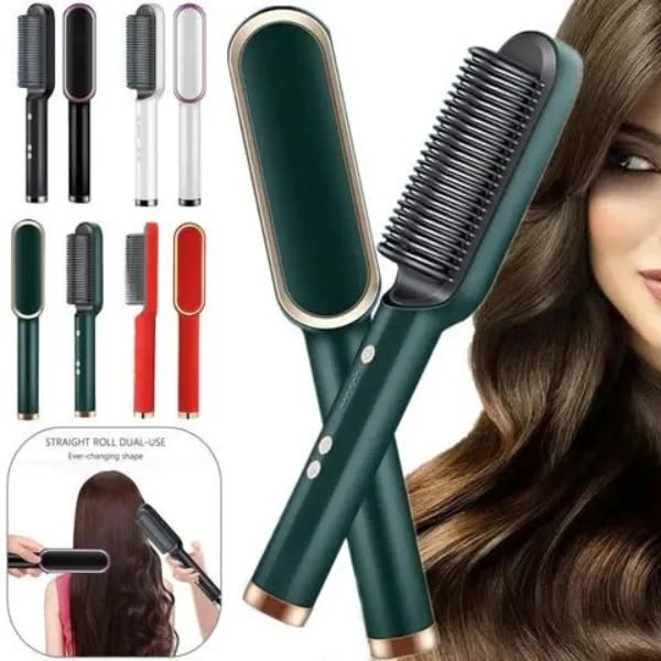 Professional Electric Hair Straightener Comb Brush